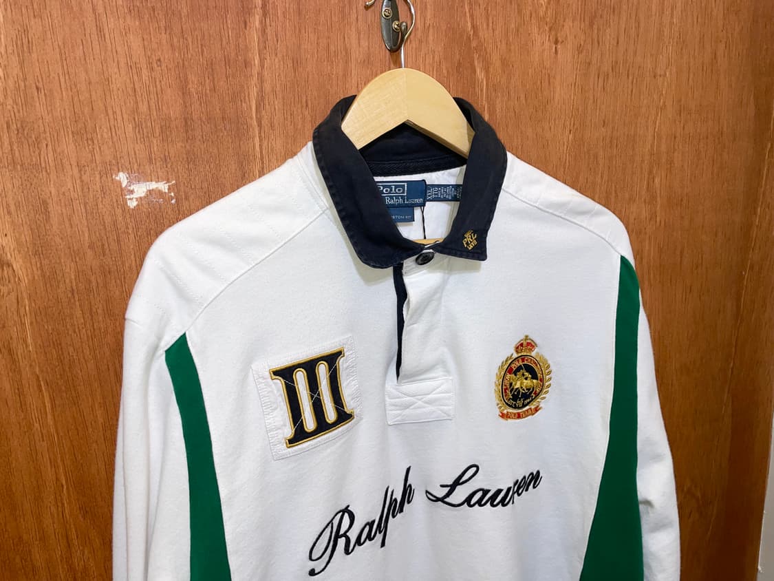 (2XL) POLO 폴로 랄프로렌 카라 럭비티 커스텀핏 상품이미지2