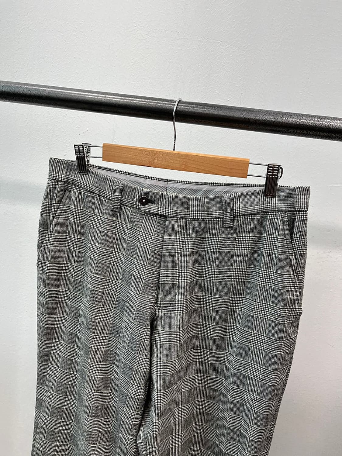 32) 버버리 골프 울 체크 슬랙스  상품이미지3