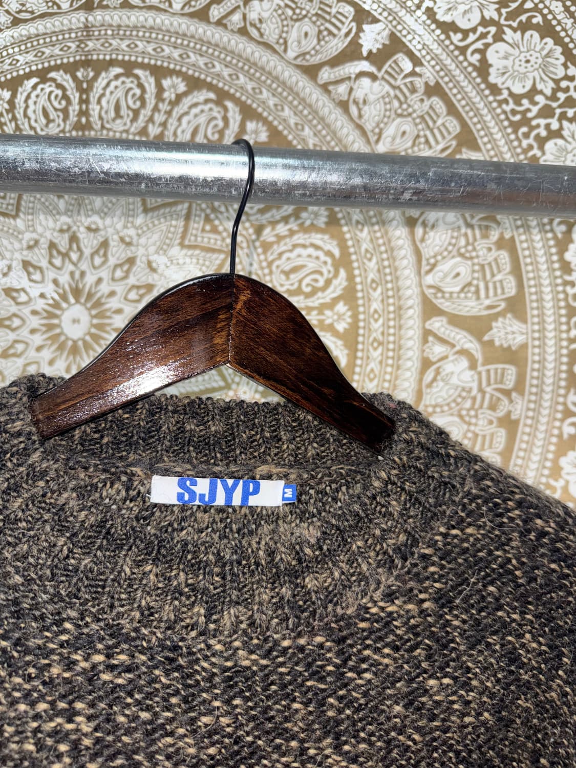 SJYP 투톤 배색 니트 상품이미지5