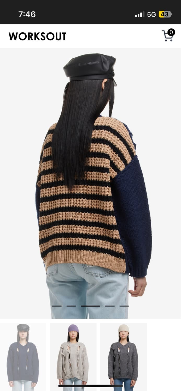 더 오픈 프로덕트 컷아웃니트  상품이미지3