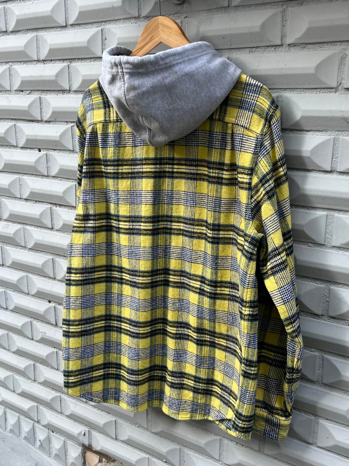 Supreme SS18 Hooded Plaid Flannel Shirt 상품이미지2