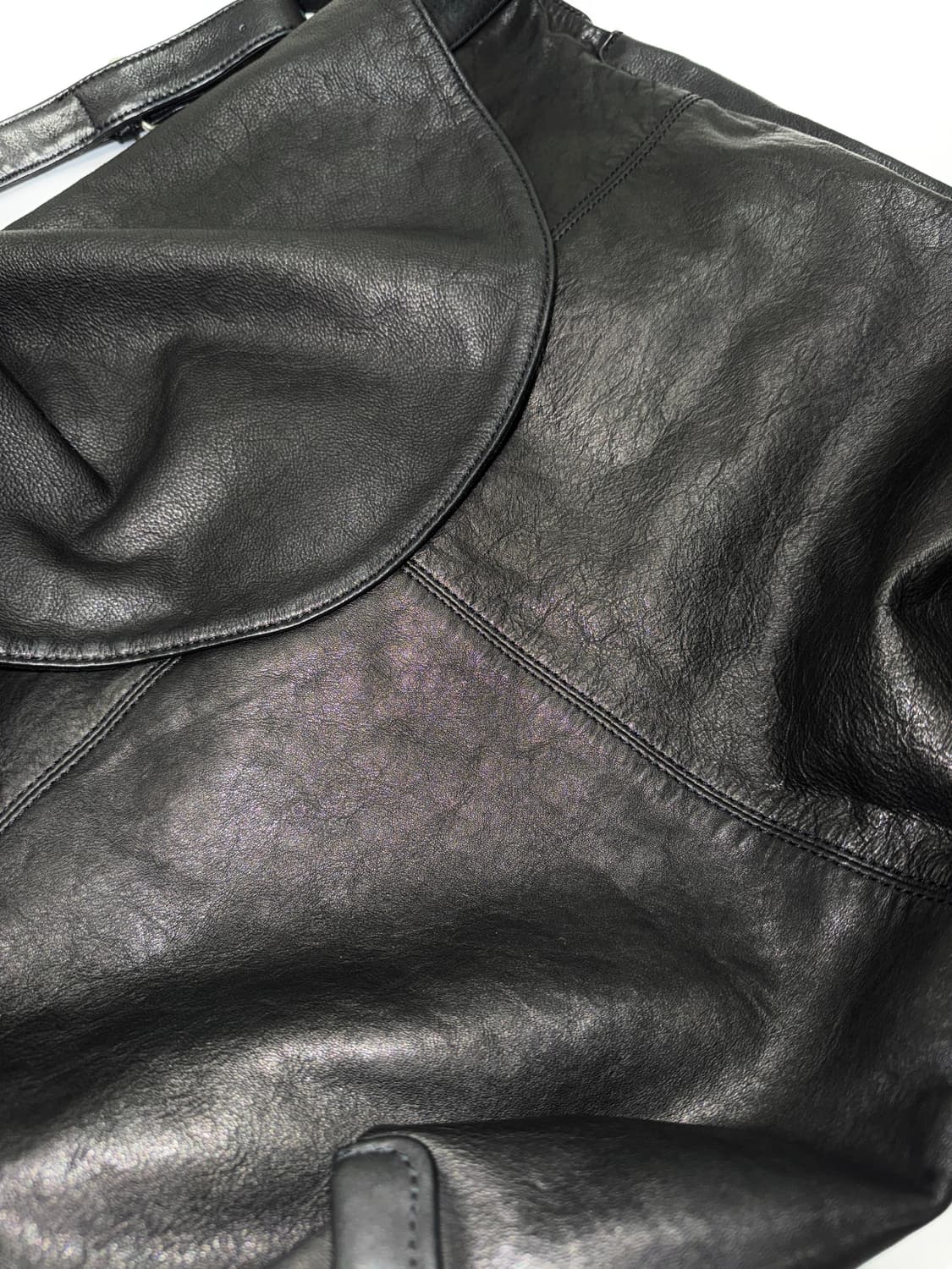 시스템 레더 백 상품이미지5