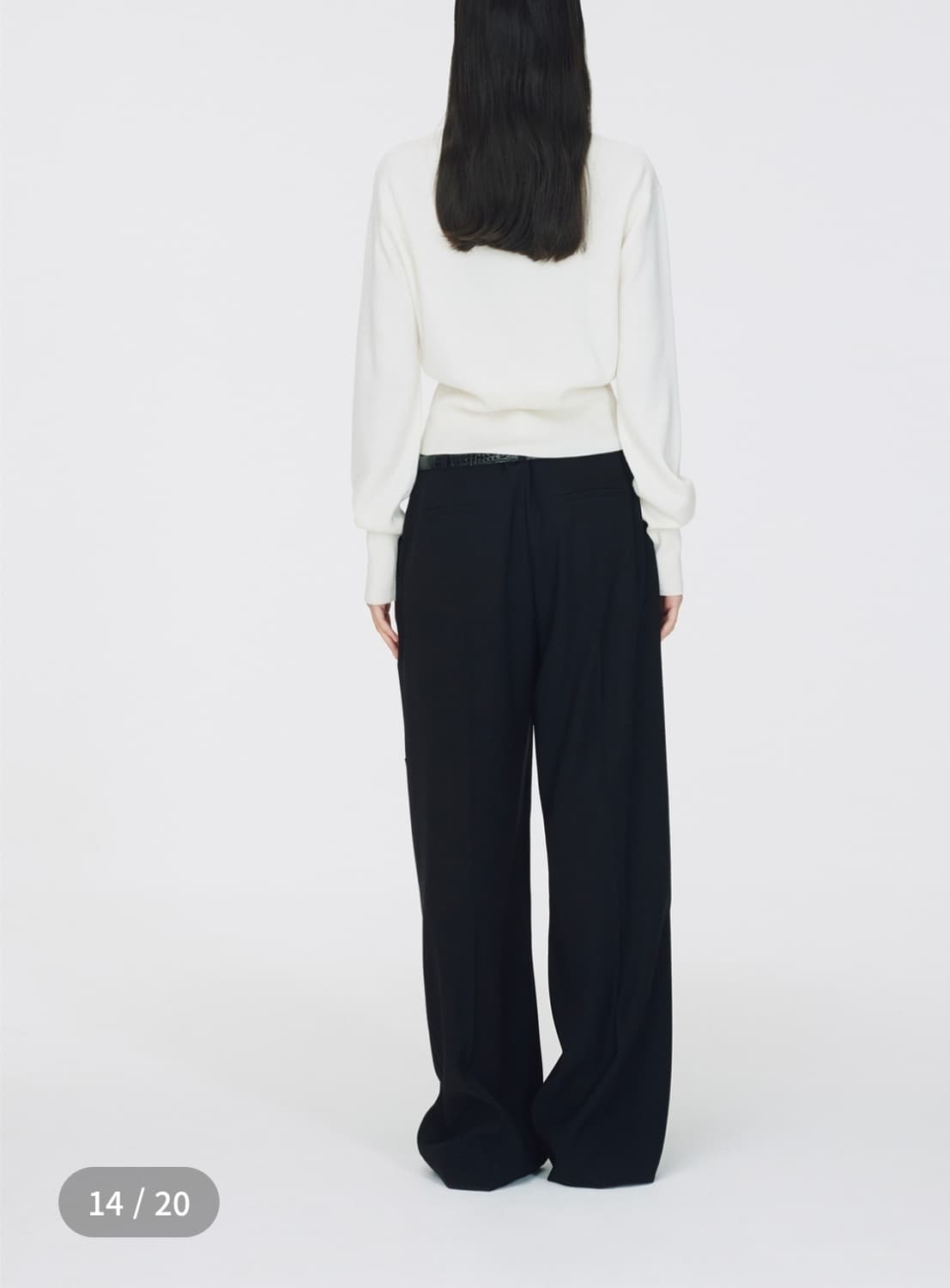 오르 ORR 오리지널  루 트라우저 블랙  L 새제품 상품이미지3