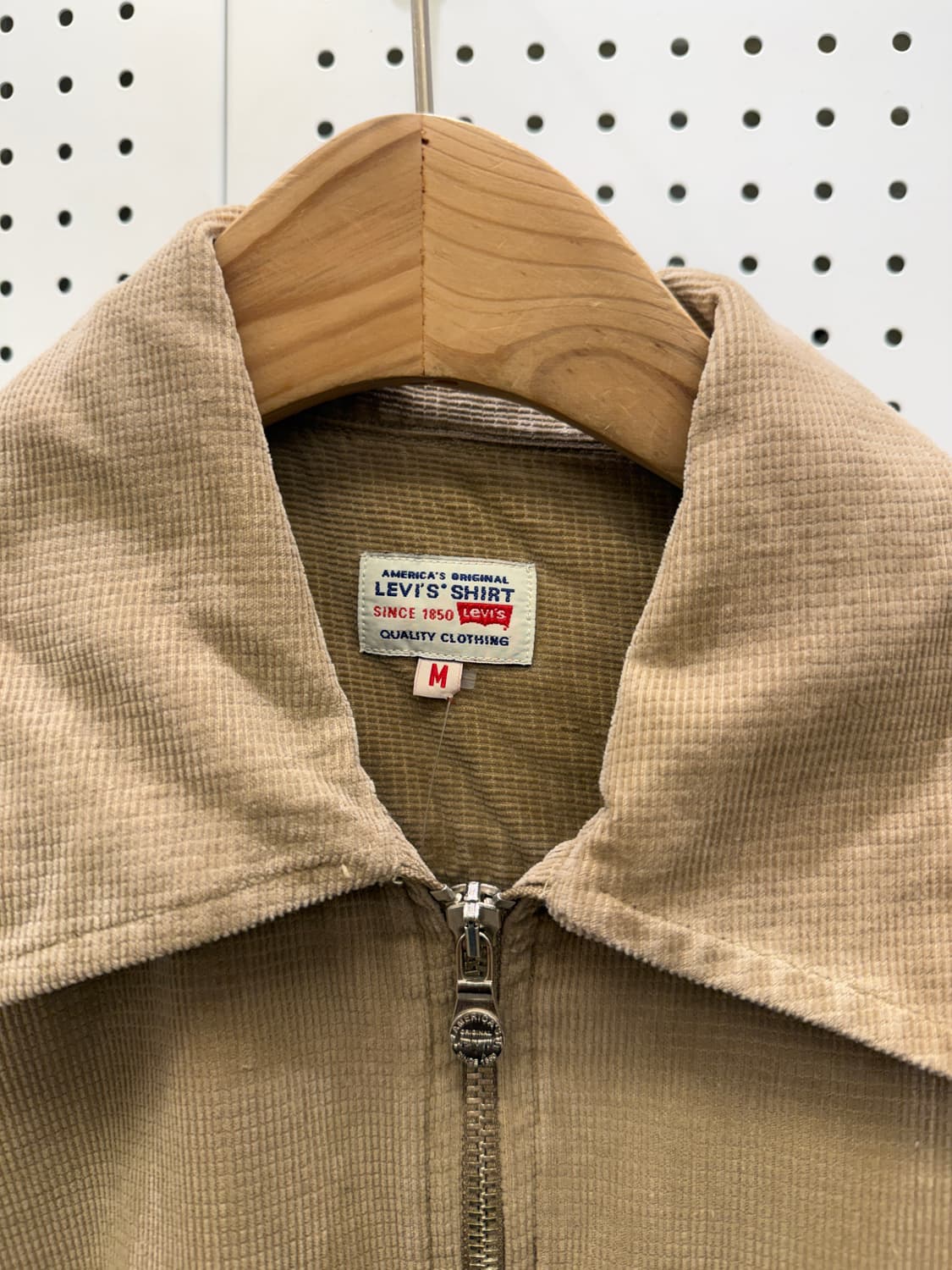 리바이스 코튼 패턴 브라운 자켓 U1334 상품이미지5