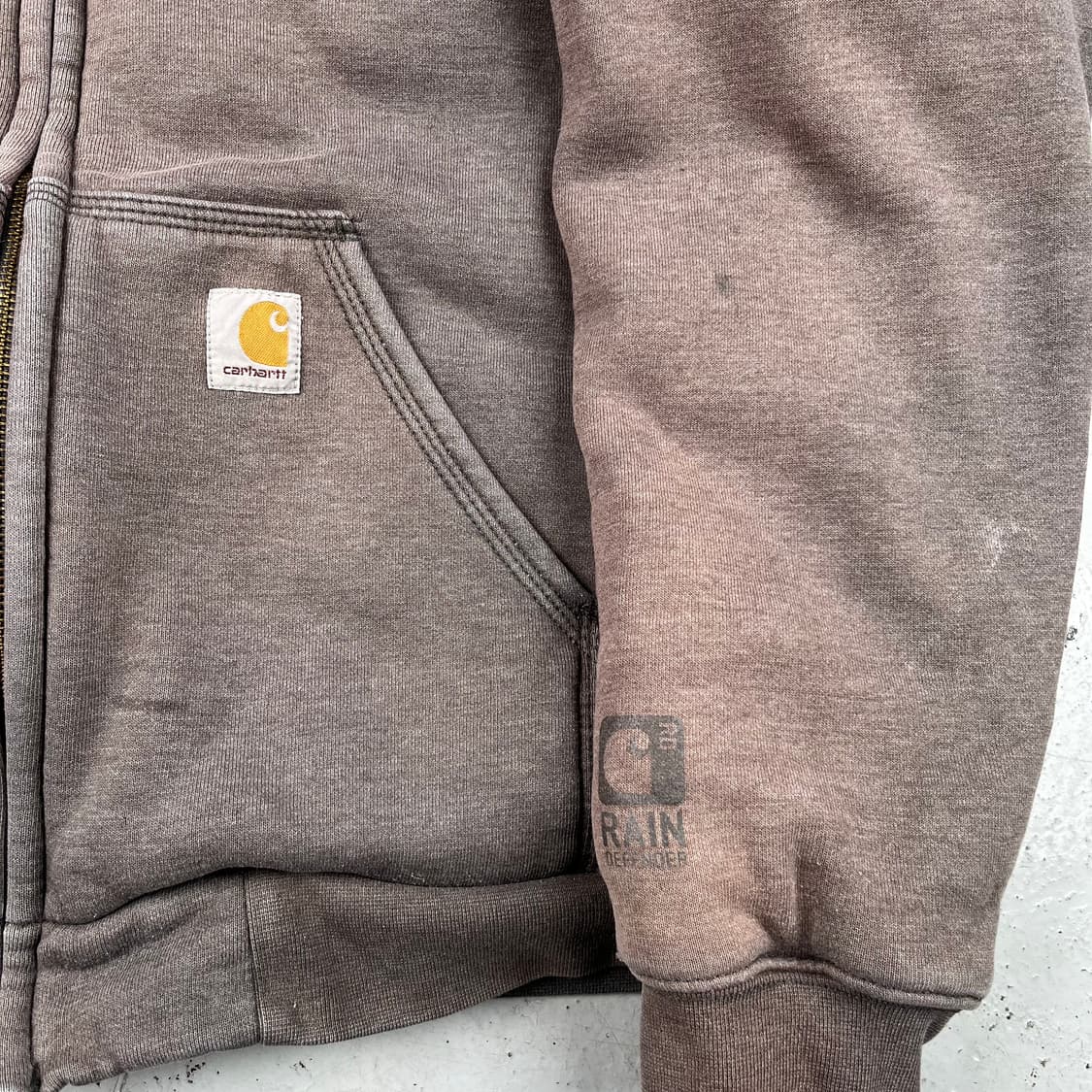 칼하트 레인 디펜더 써멀 후드집업 상품이미지6