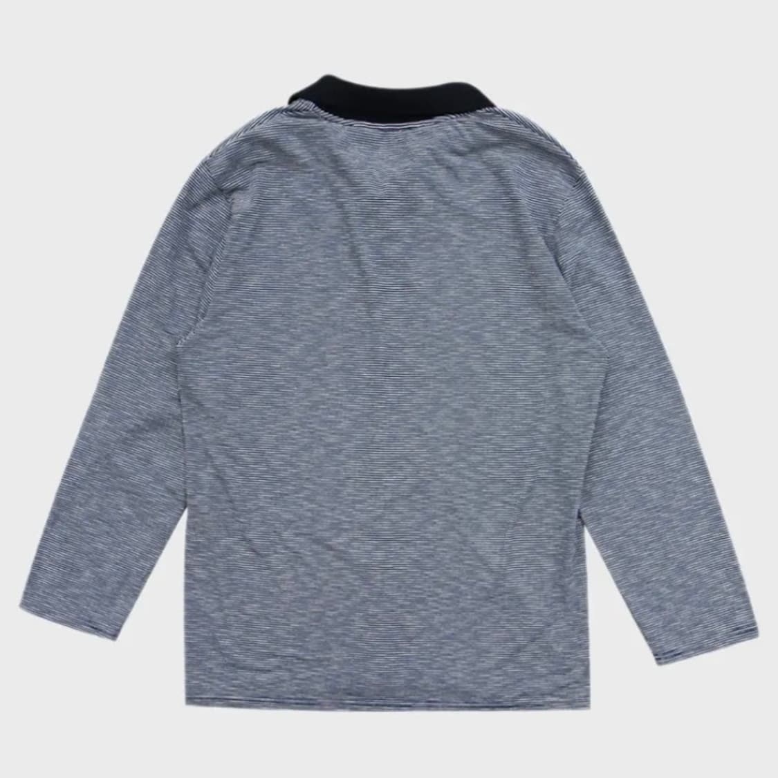 프레클 boxy fit button polo shirt in navy 상품이미지2