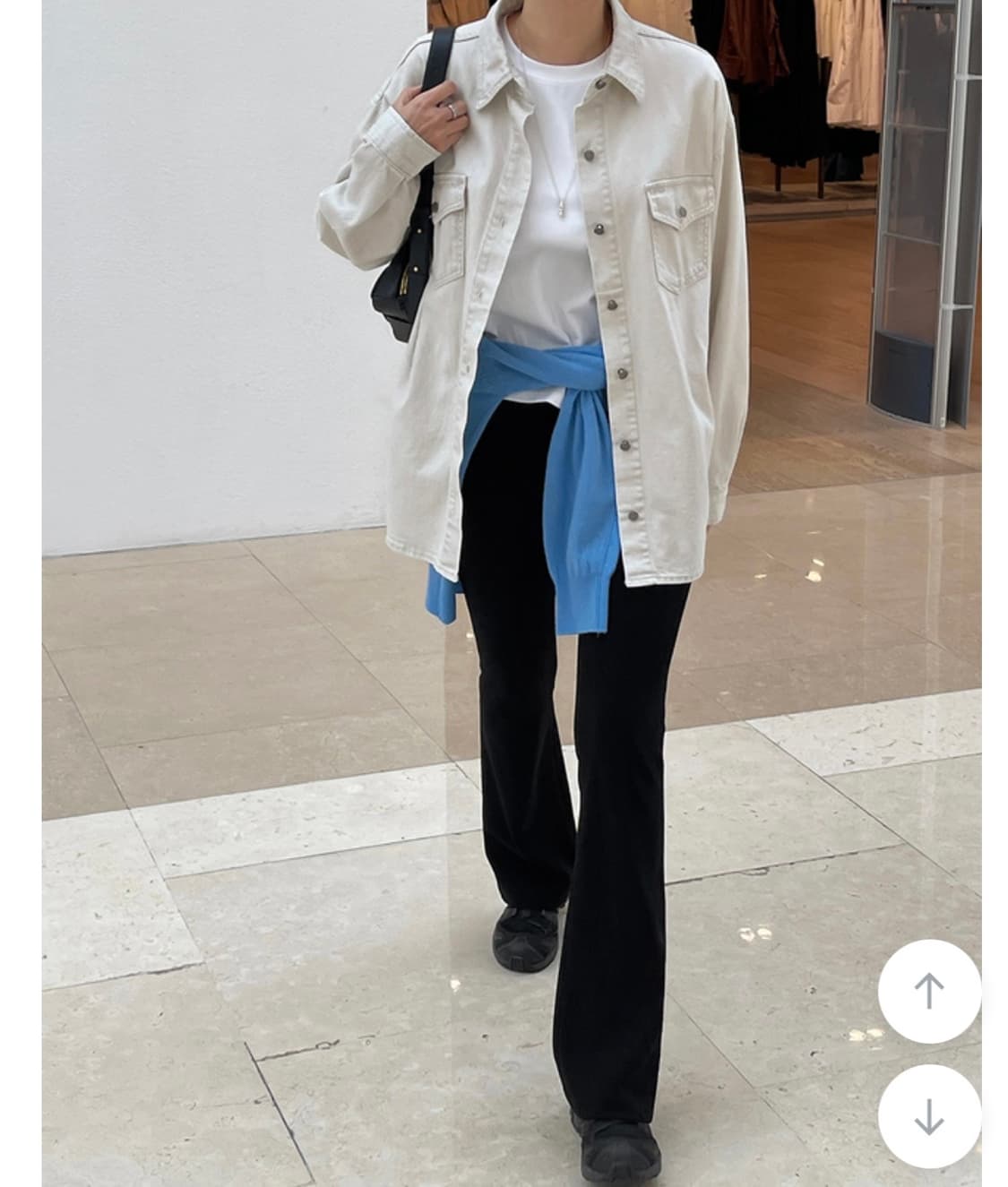 라이크먼트 부츠컷 레깅스슬랙스 밴딩팬츠 블랙 m 상품이미지3
