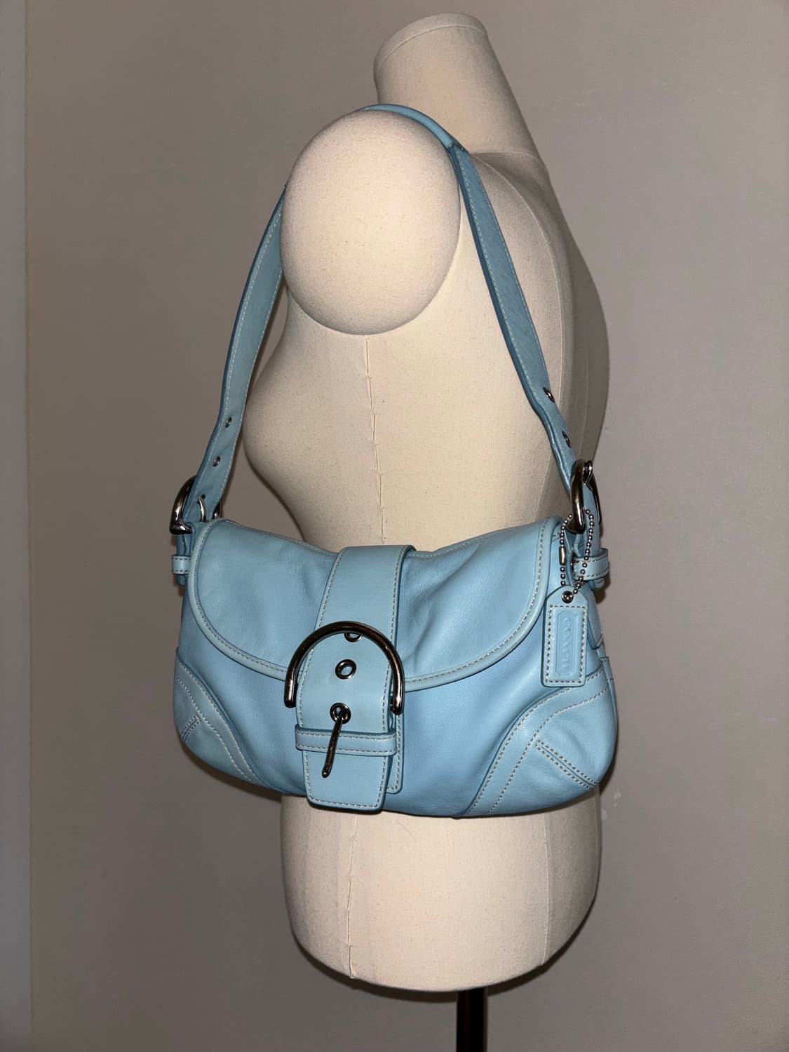 Coach rare sky blue vintage bag 상품이미지2