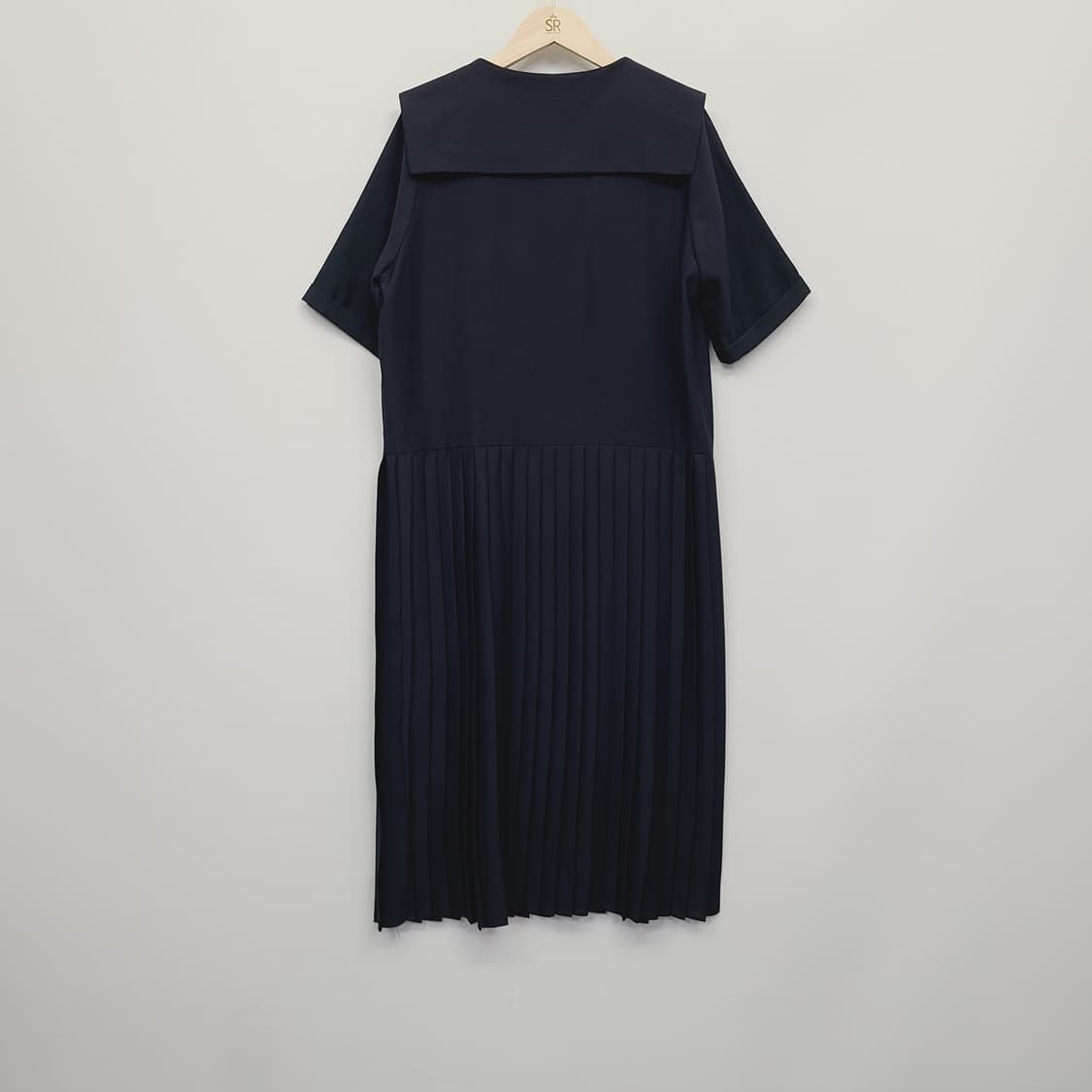 엔투 카노조(N2 KANOZO) 세일러 더블 버튼 플리츠 원피스 상품이미지5