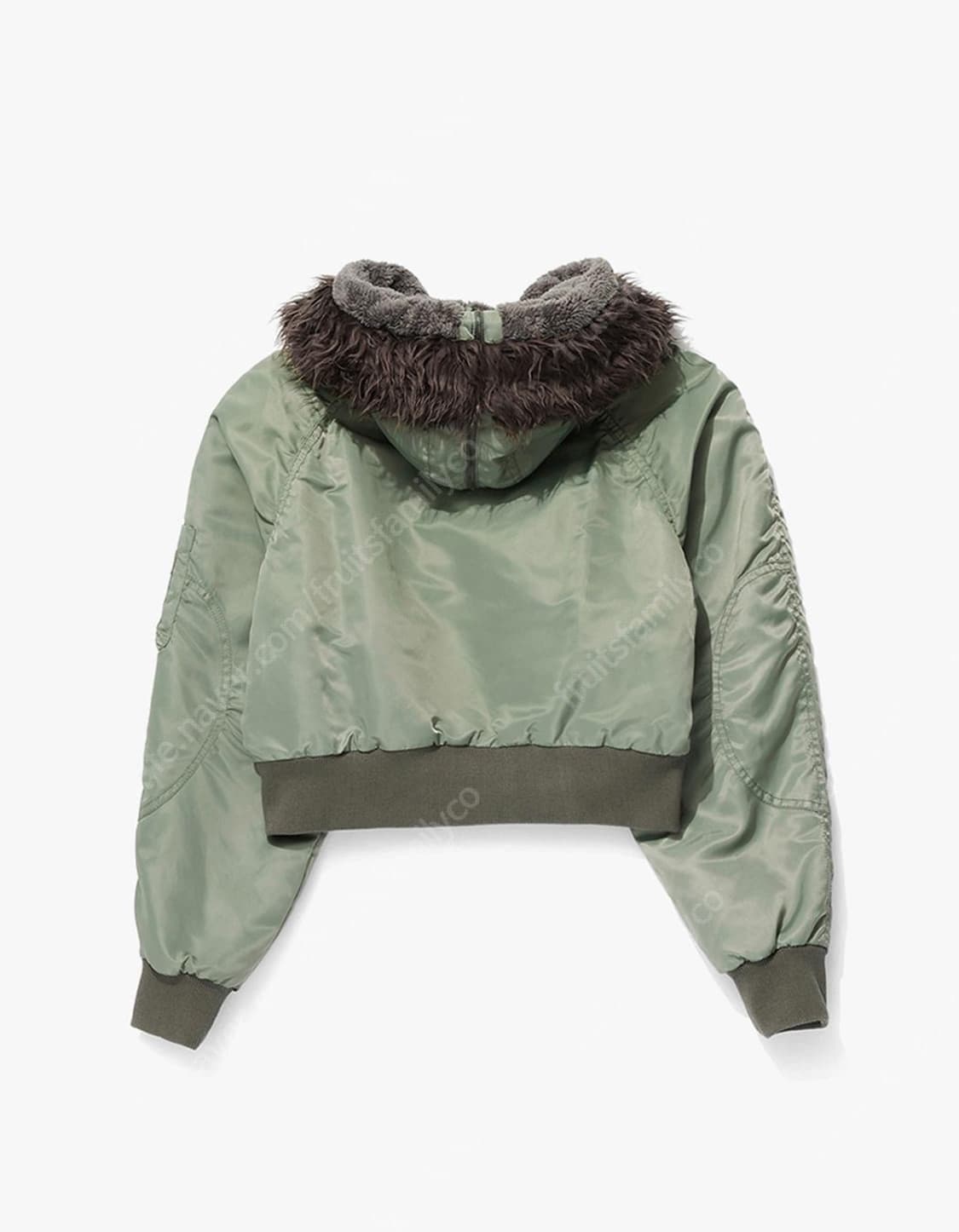 오픈와이와이 faux fur ma-1 폭스 퍼 야상 봄버 카키 ma1 상품이미지4