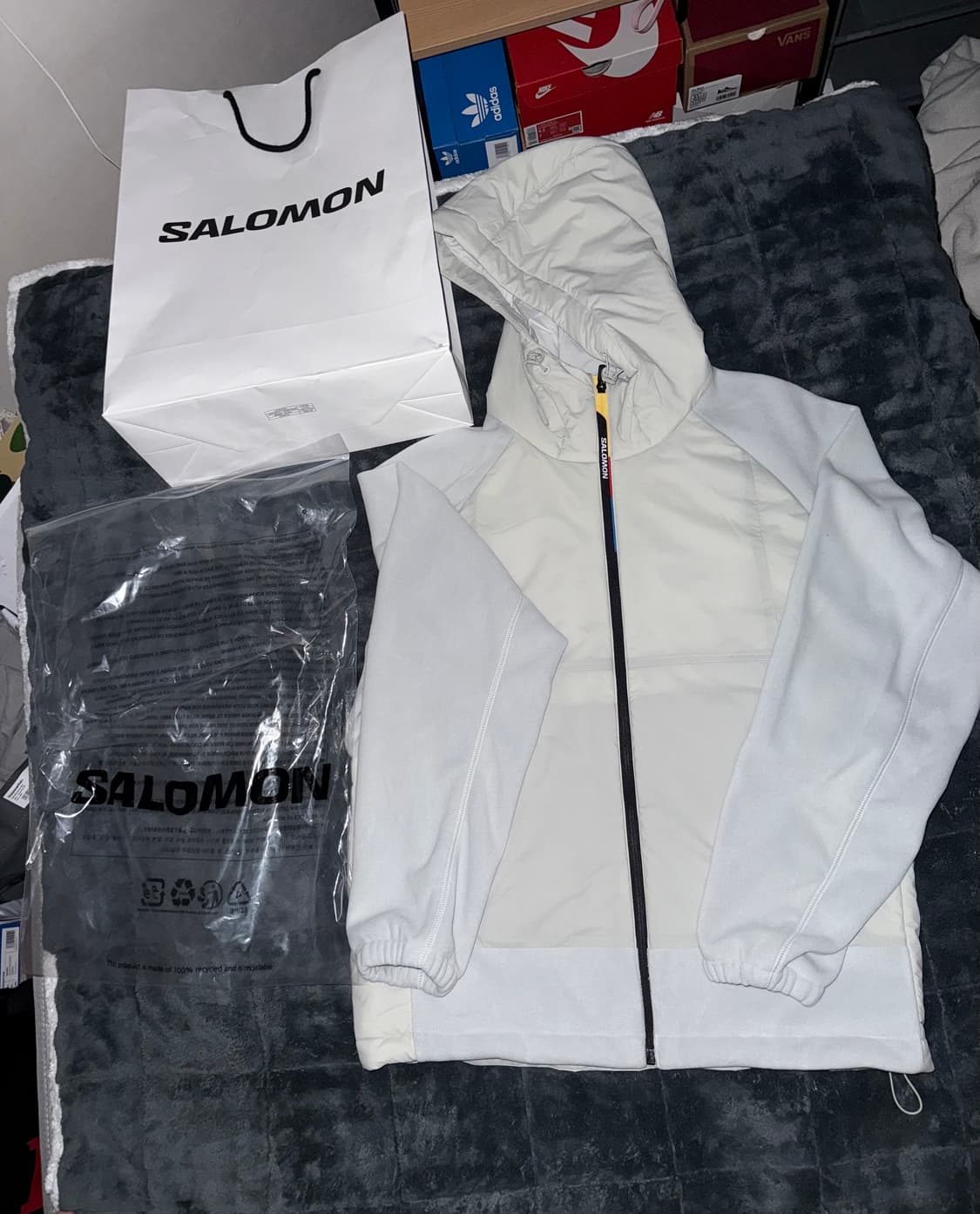 살로몬 후리스 패딩 M 새상품 상품이미지1