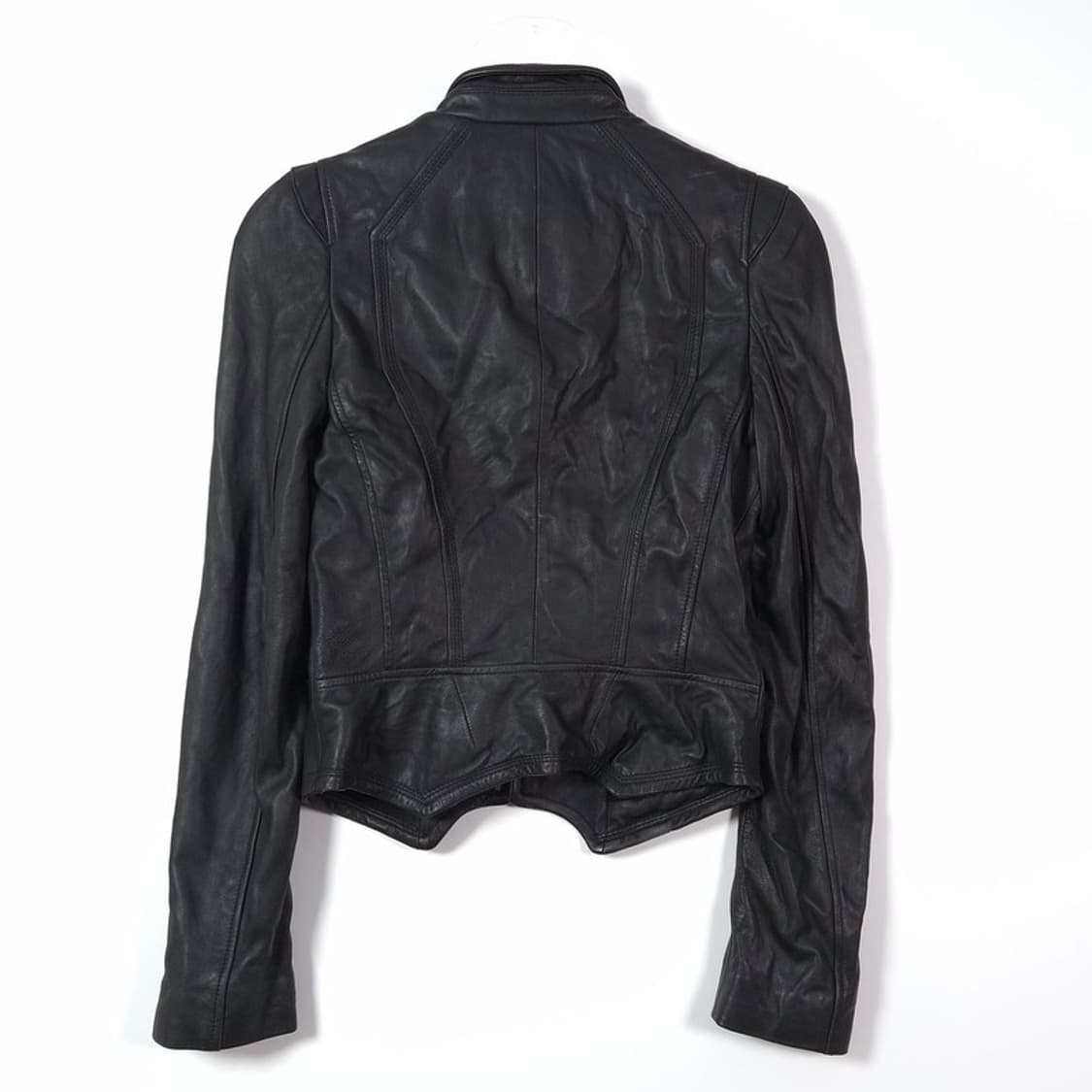 빈티지 슬림핏 리얼 램스킨 레더 자켓 55 상품이미지5