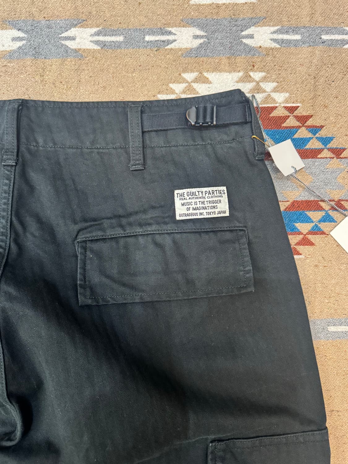 [M][32] 와코마리아 6포켓 트라우저 (헤링본 카고팬츠) 상품이미지4