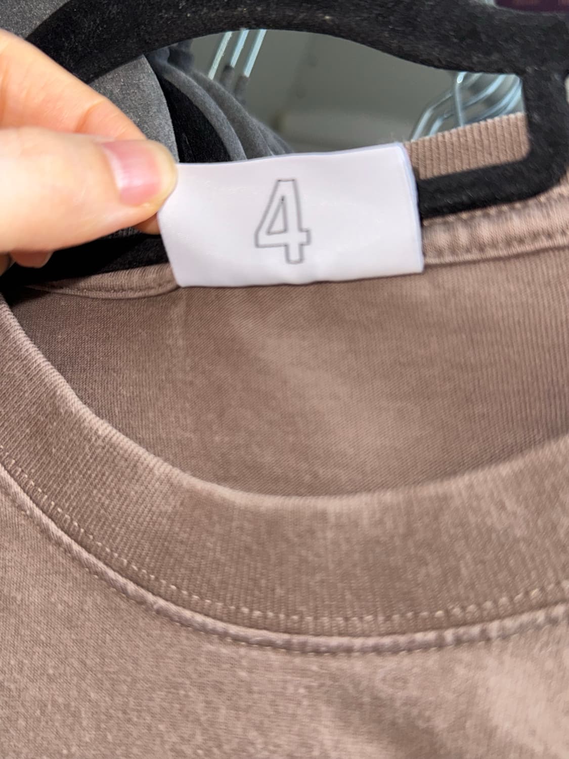 다다서비스 다다이즘 반팔티 브라운 상품이미지5