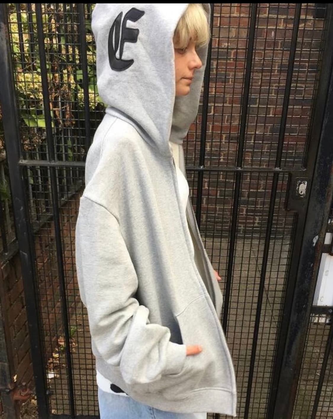 이알티알 니들 후드집업 그레이 m 상품이미지1