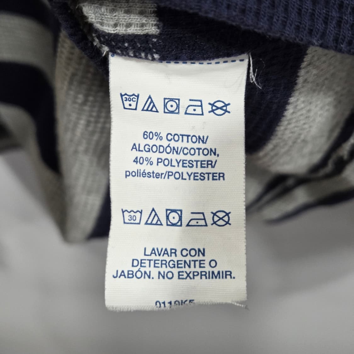 폴로랄프로렌 스트라이프 와플 롱슬리브 M  상품이미지4