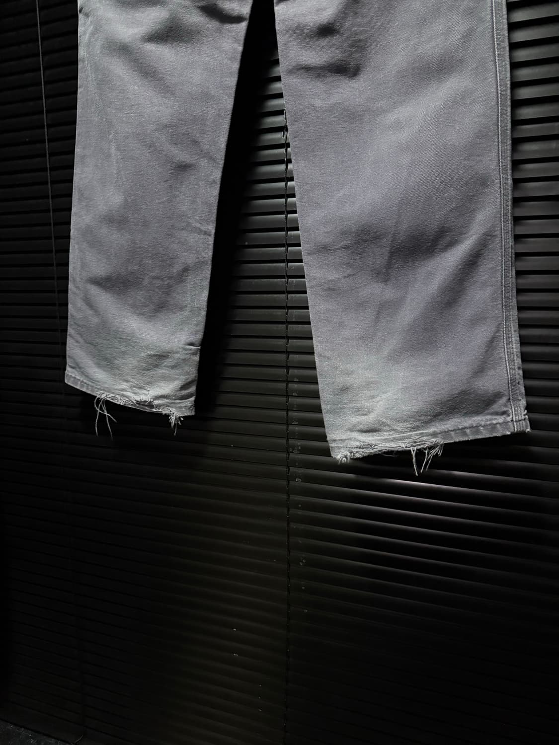 칼하트 싱글니 애쉬 그레이 연보라 카펜더 워크 팬츠 32 카고 와이드 상품이미지10