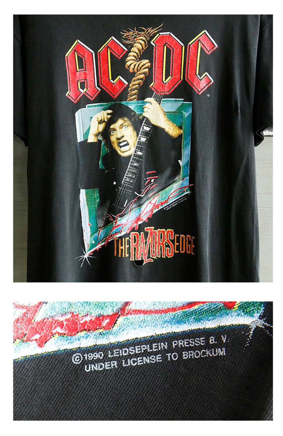 ACDC 90s 락밴드티 상품이미지3