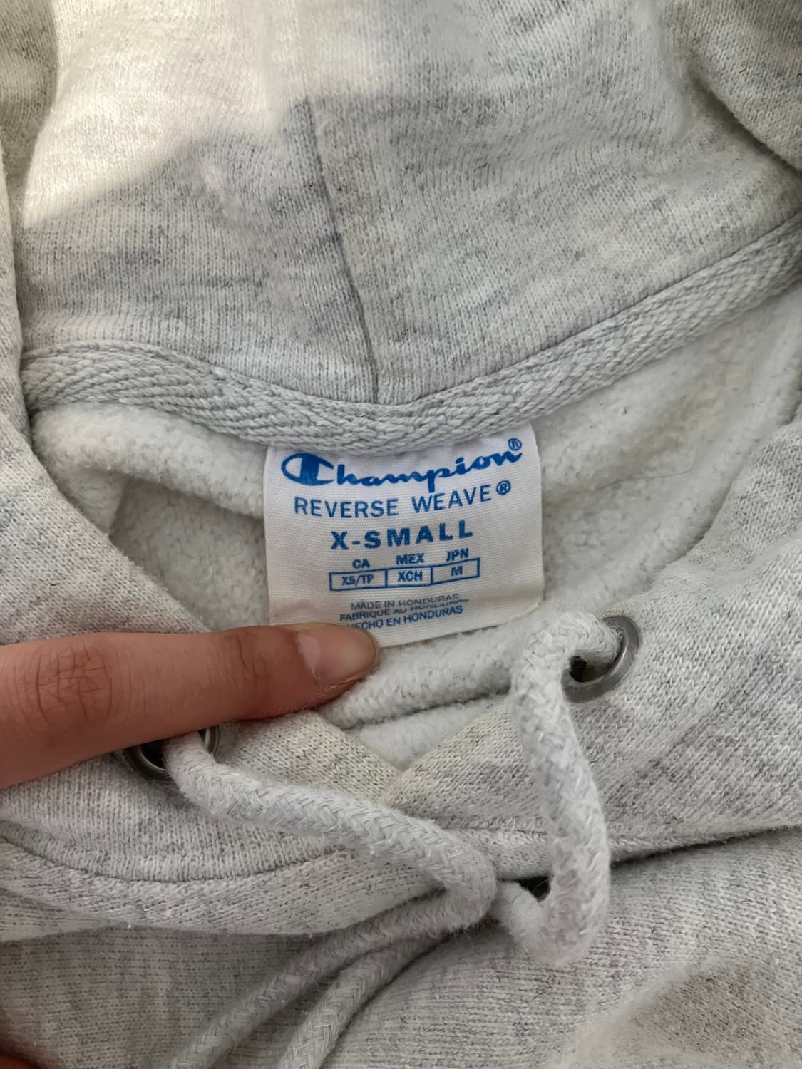 Champion 리버스위브 스몰로고 후드 상품이미지6