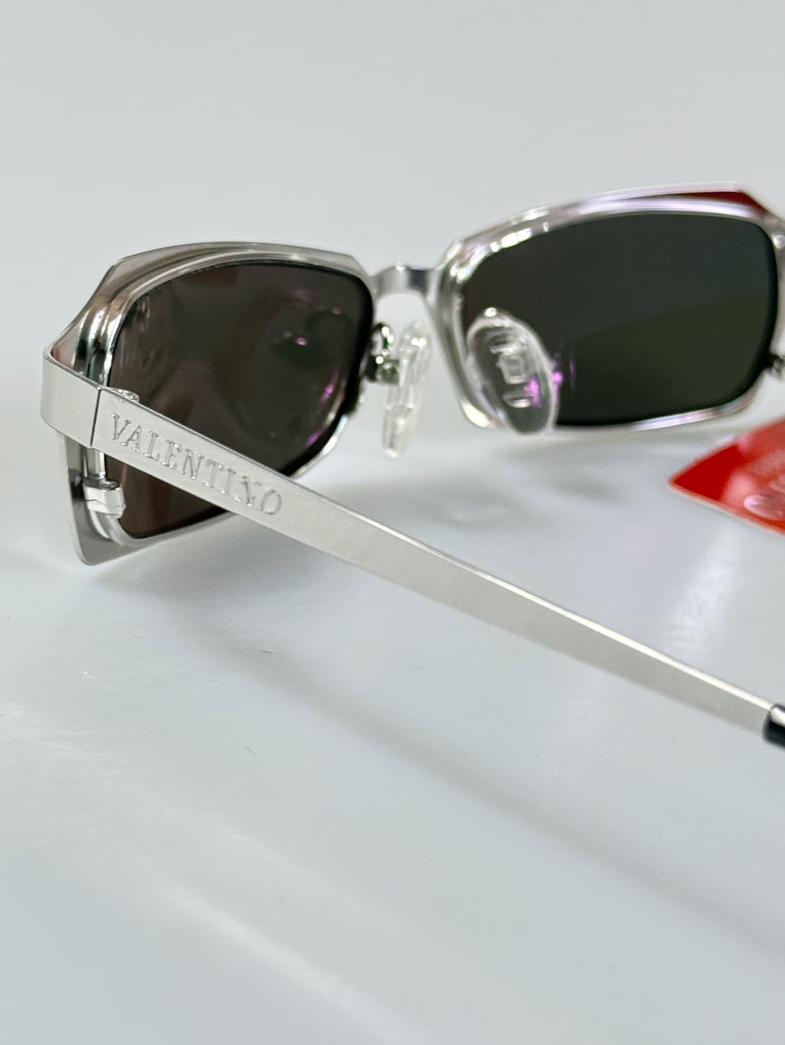 VALENTINO SONIA JAPAN 실버 메탈릭 빈티지 선글라스 상품이미지4