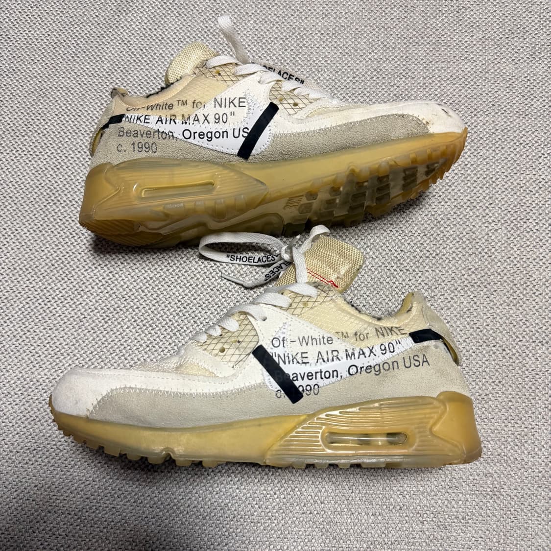 나이키 x 오프화이트 에어맥스 90 상품이미지2