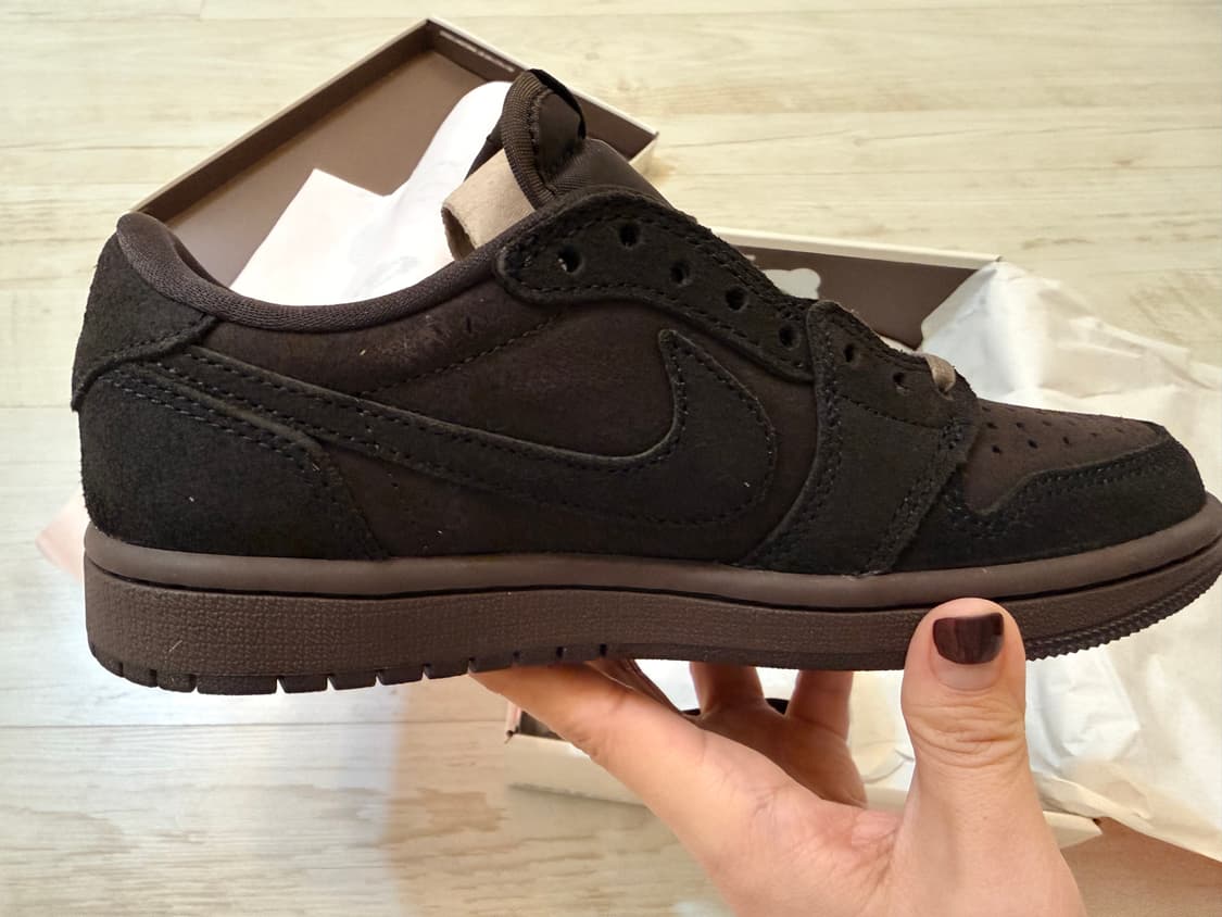 조던1 트레비스 스캇 레트로 로우 OG SP 벨벳브라운 앤 다크모카 상품이미지3