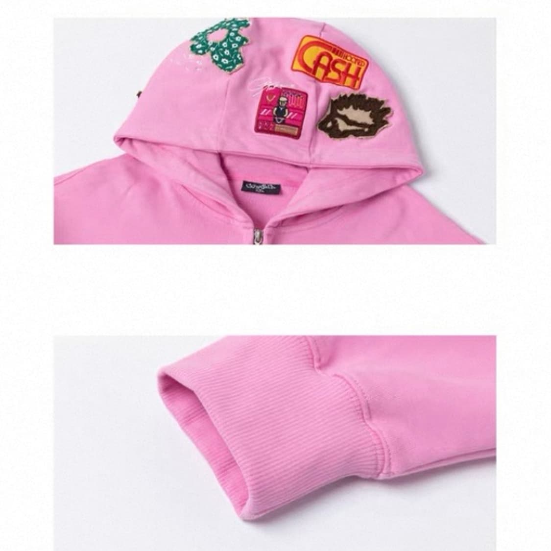 [CASHHOOKED] Pink hoodie zip-up 상품이미지6