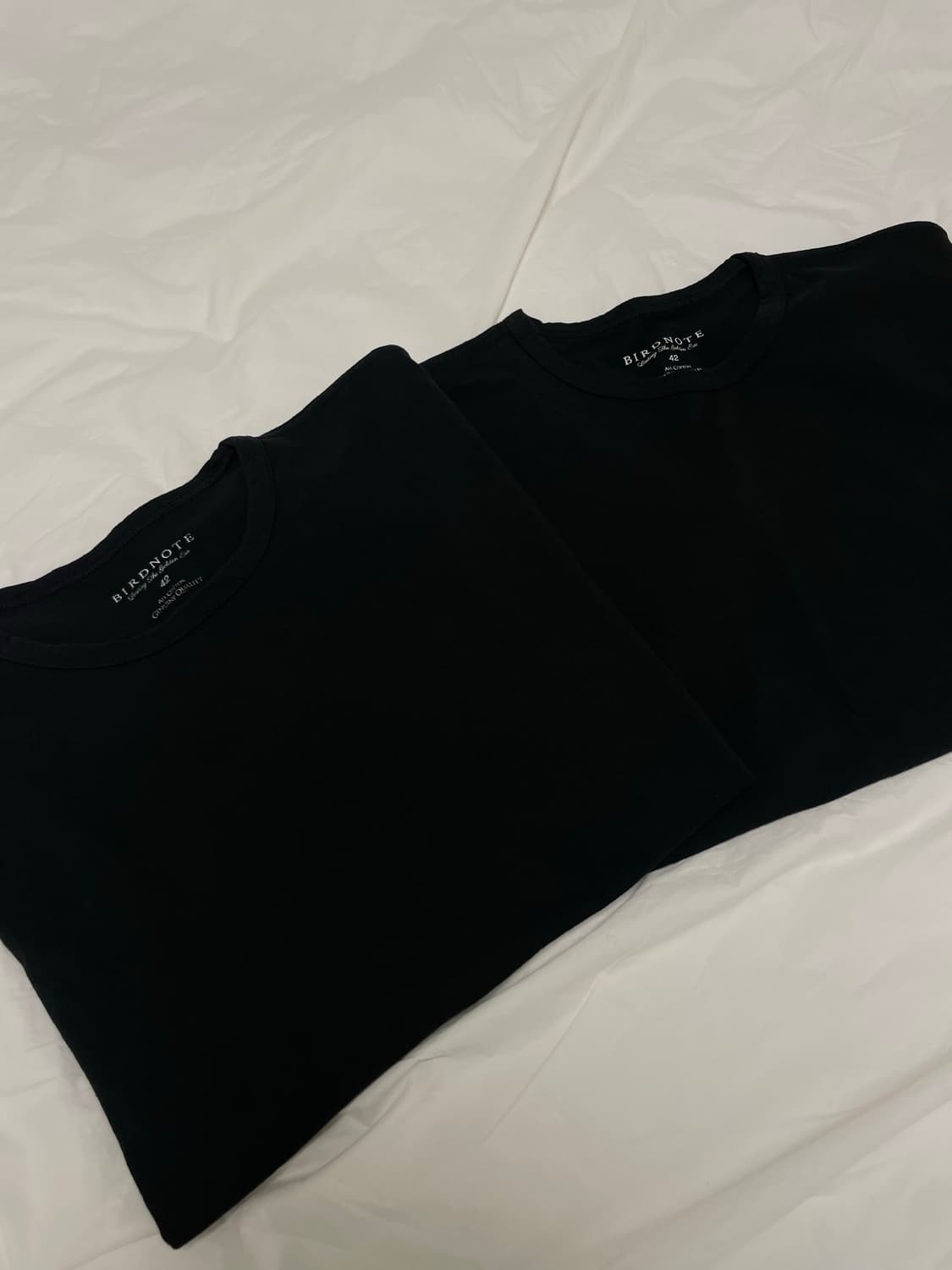 버드노트 BIRDNOTE 2PACK 티셔츠 상품이미지4