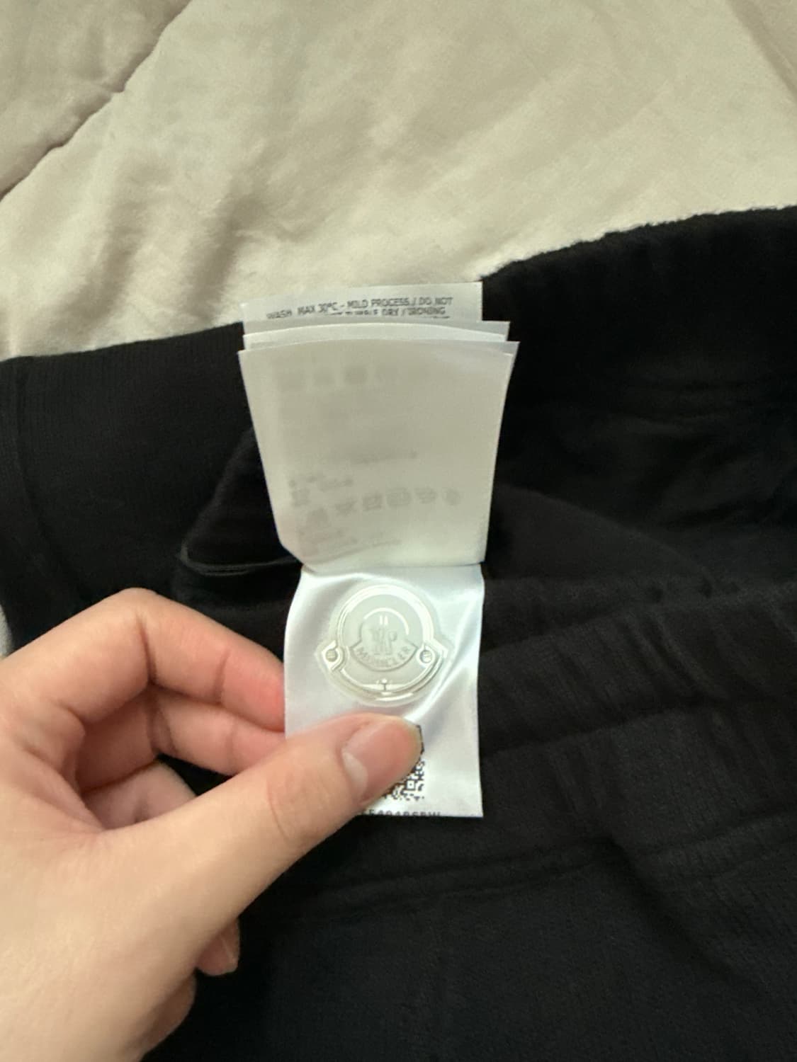 몽클레르 릭 오웬스 코튼 스웨트팬츠 블랙 상품이미지4