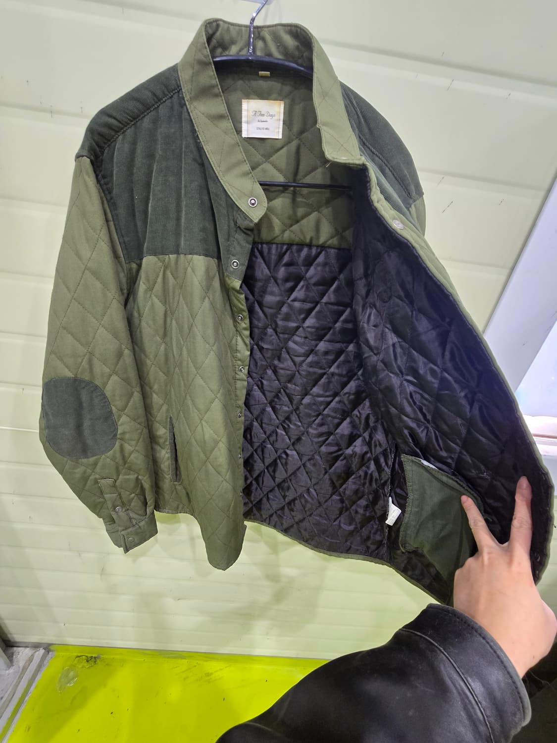  퀼팅 코듀로이 배색 자켓 상품이미지9