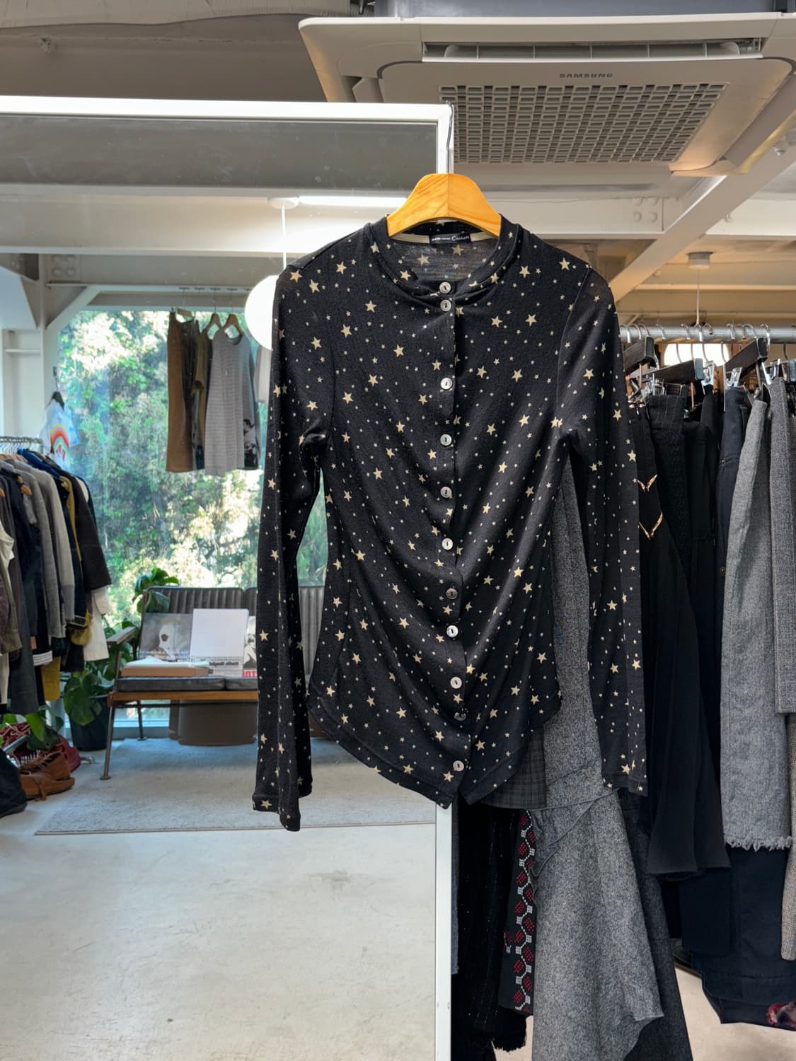 Mb lucas 레이어드 별 가디건 상품이미지1