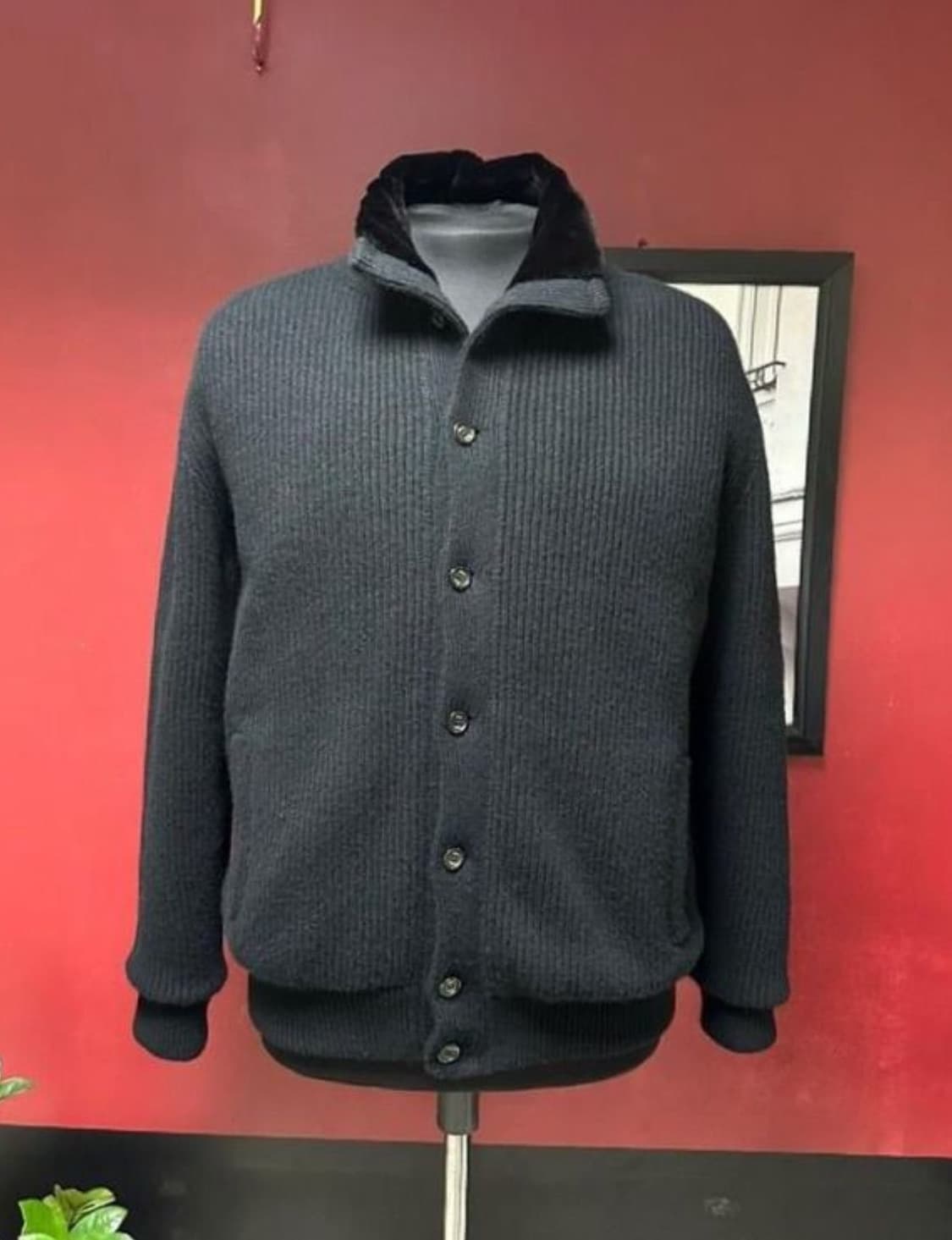 BRIONI 브리오니 풀버튼 자켓(캐시미어/라이닝-밍크 퍼)해외발송 상품이미지1