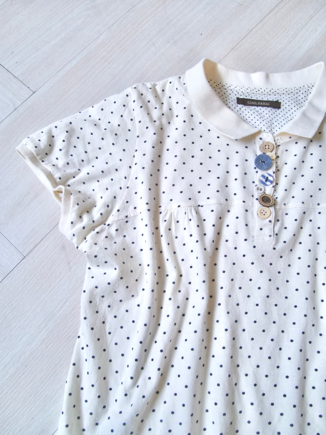 [CIAO PANIC] dot pique shirt 상품이미지7