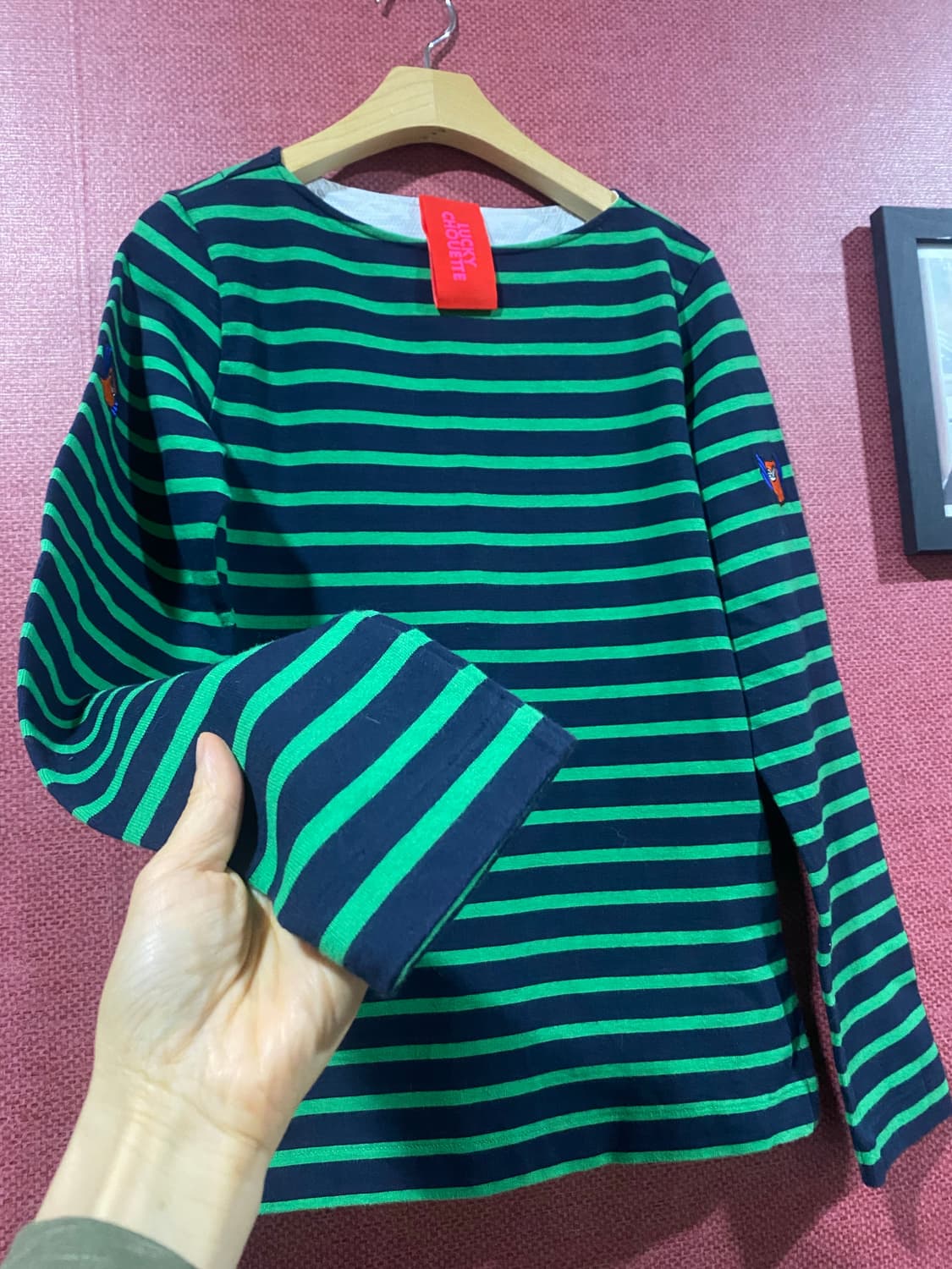 럭키슈에뜨 스트라이프 티셔츠 36 상품이미지4