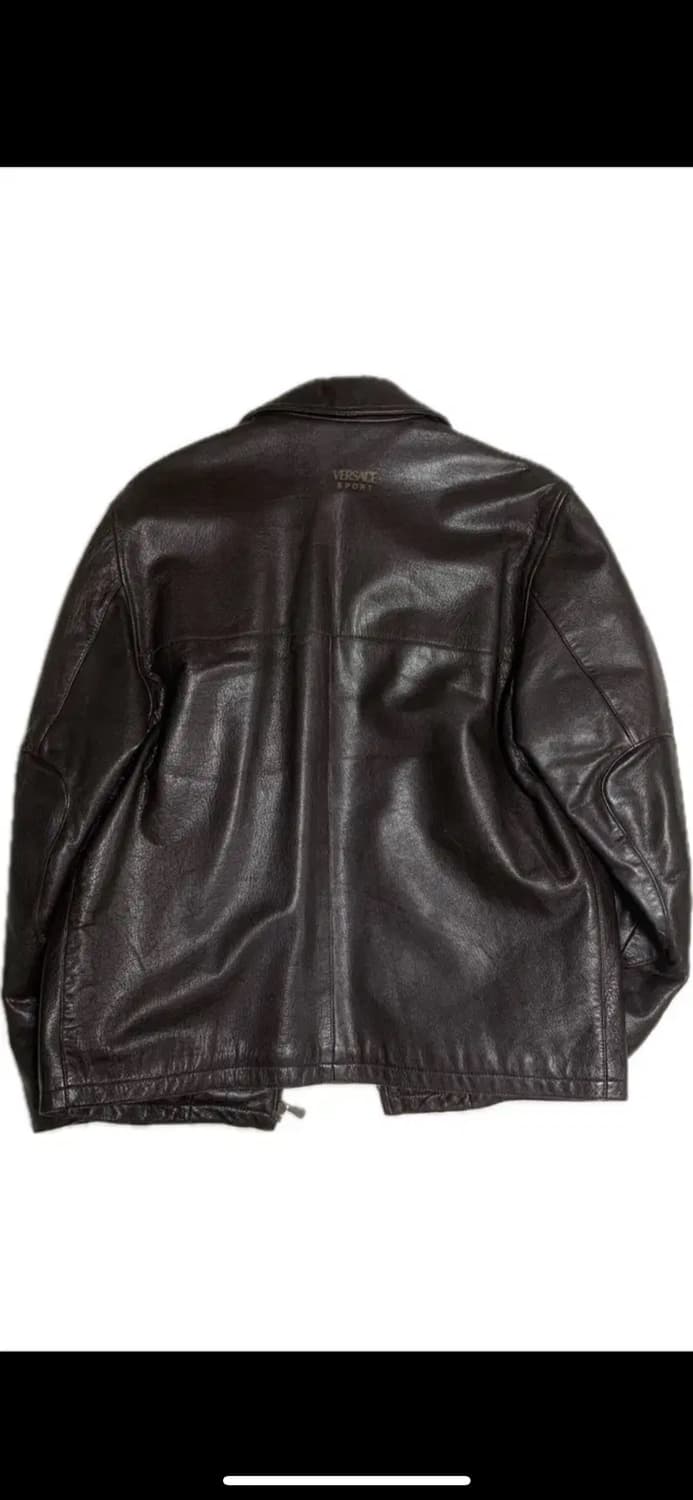 베르사체 가죽 자켓 상품이미지3