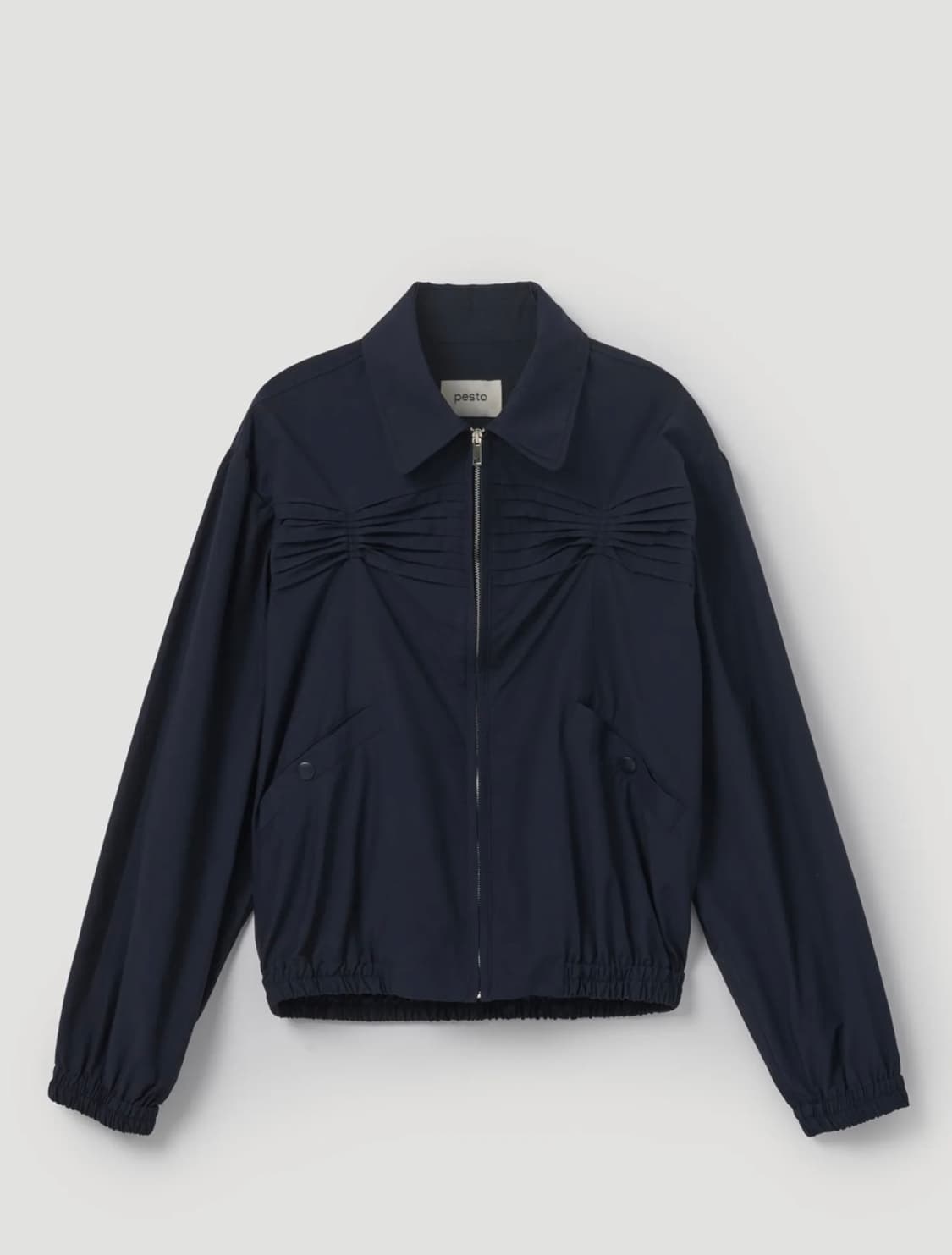 페스토 네이비 셔링 붐버 자켓  상품이미지3