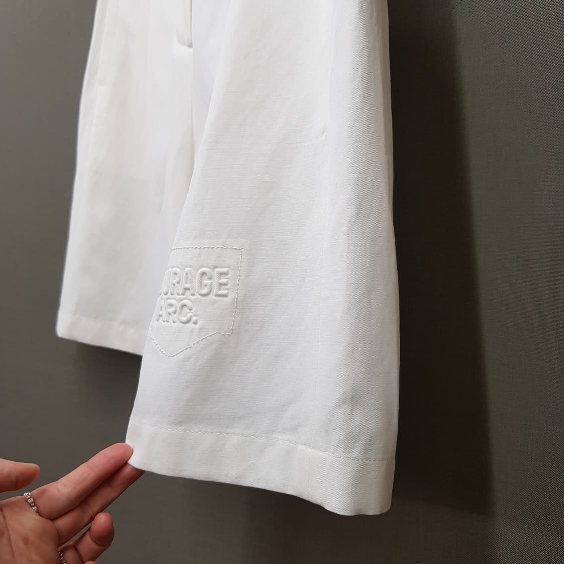 한섬 시스템 2023 레이온 블랜드 밴딩 쇼츠 67-98사이즈 상품이미지3