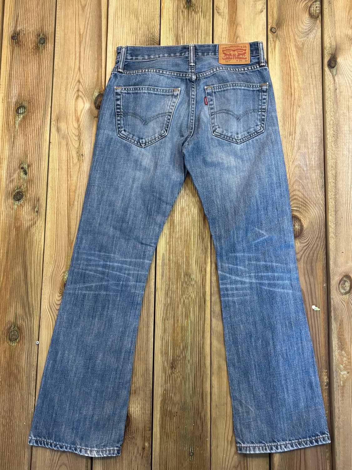 Levi’s 527 부츠컷 데님 팬츠 | 라이트 인디고 워싱 상품이미지8