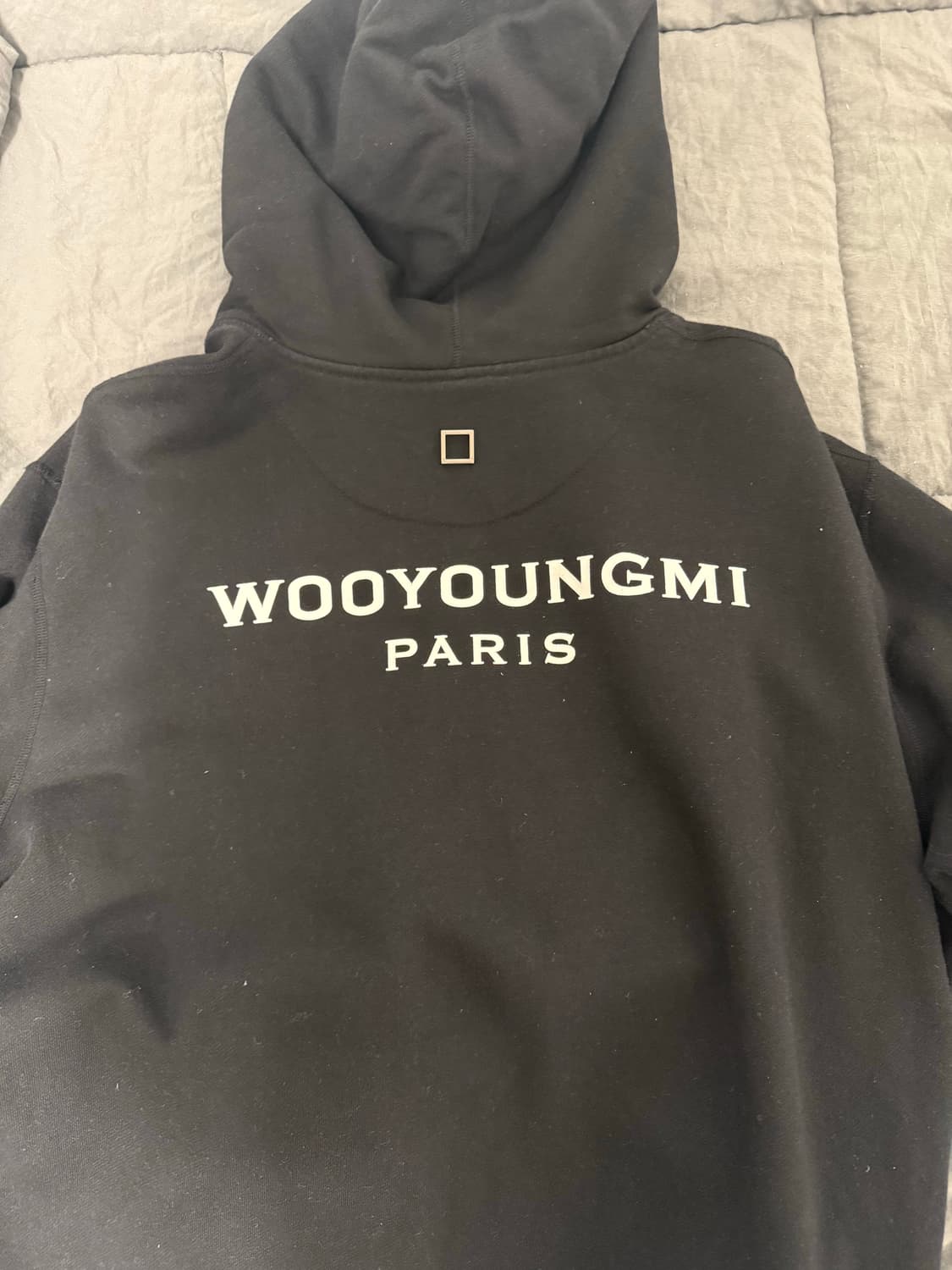 우영미 백로고 후드 48사이즈 상품이미지2