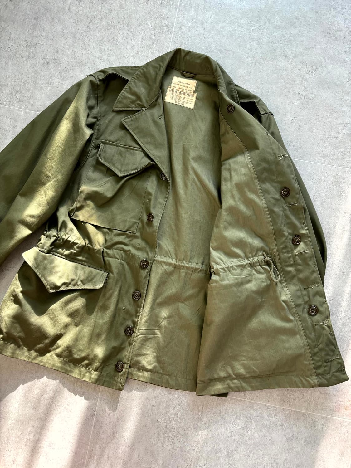 50's 미군 M-50 필드자켓 S-R 데드스탁 상품이미지5