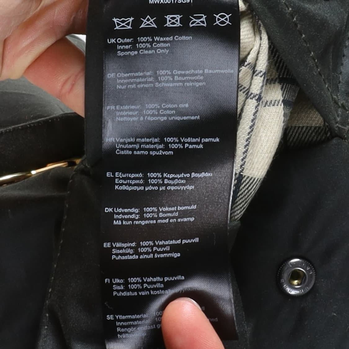 바버 Barbour Beaufort Waxed Jacket  상품이미지8