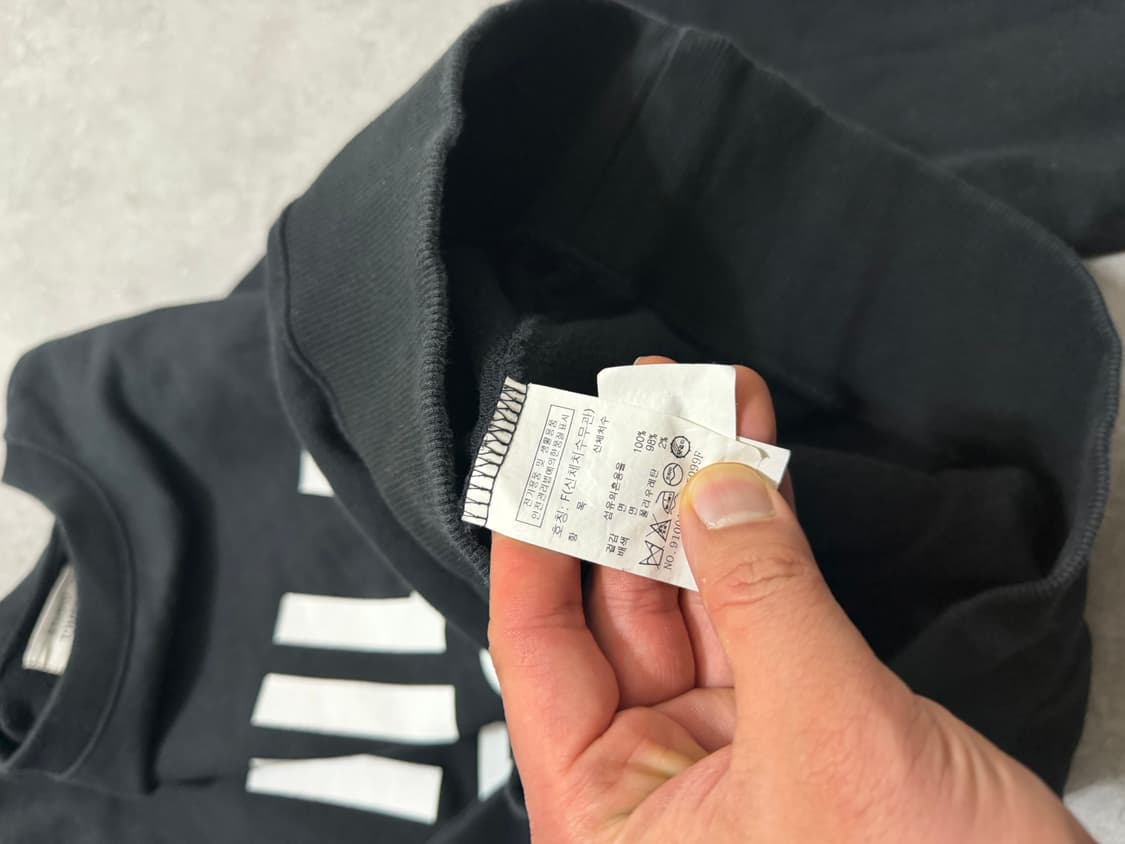 스튜디오 톰보이  오버사이즈 라운드 스웻셔츠  66size   상품이미지3