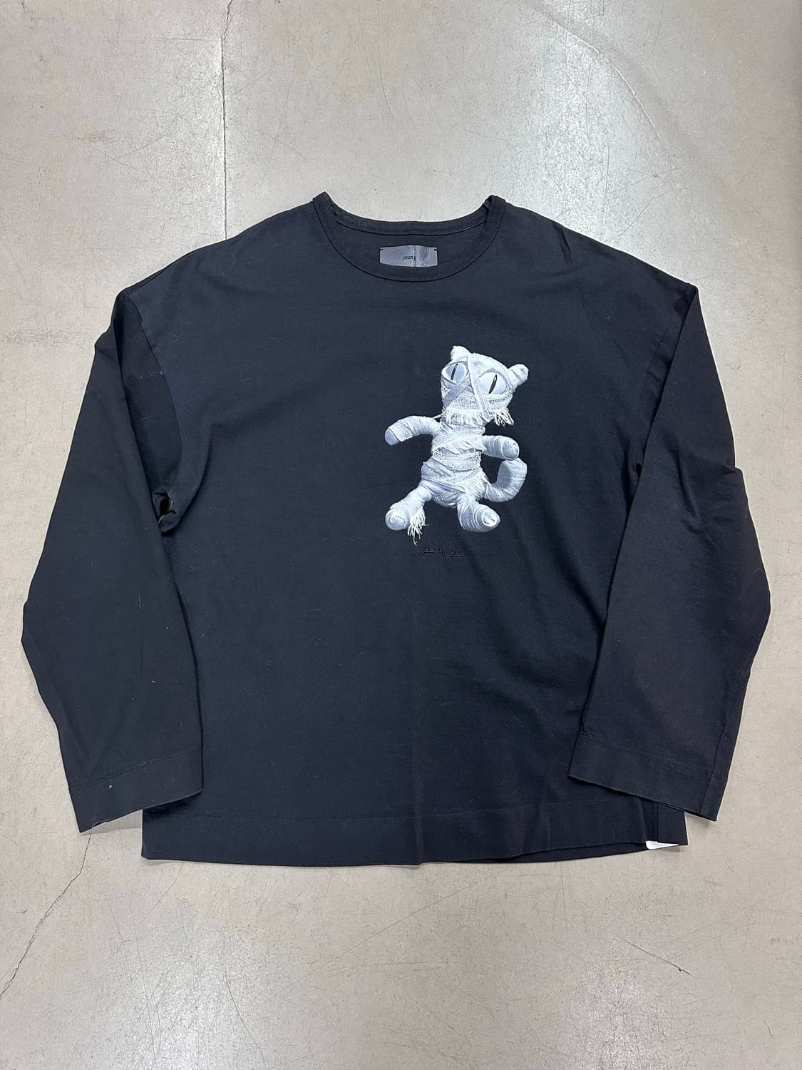 🔥준지 아딜 고양이 롱슬리브 블랙🔥 상품이미지2