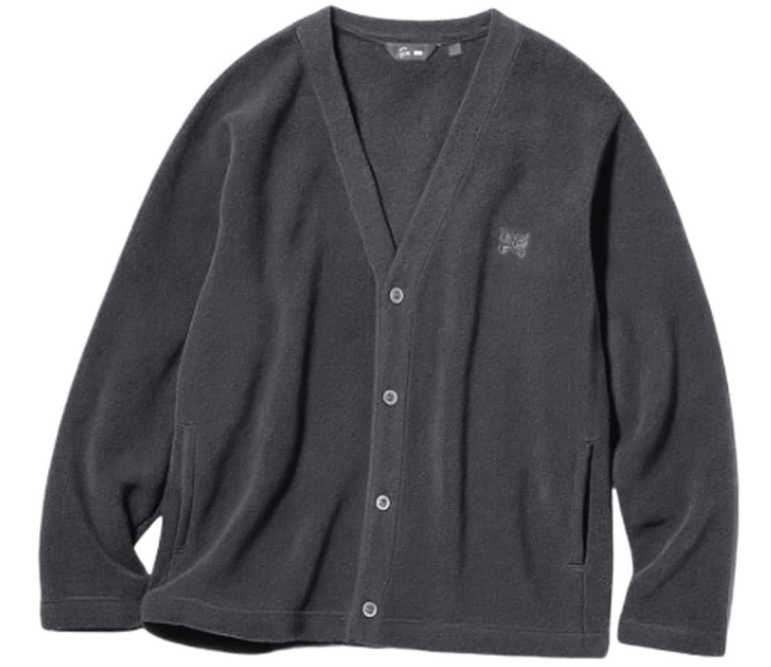 유니클로 니들스 플리스 가디건 다크 그레이 M 상품이미지1