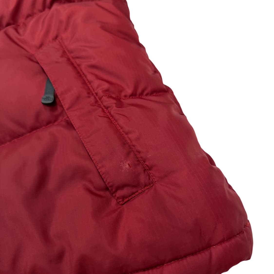 노스페이스 빈티지 구형 무광 눕시700 패딩 버건디 오렌지 L 상품이미지7