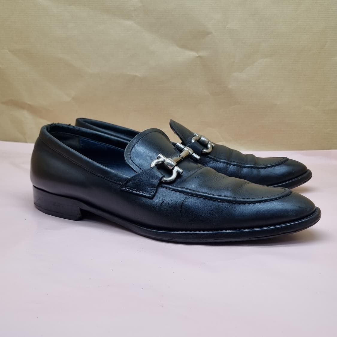 페라가모 남성블랙 로퍼265 상품이미지1