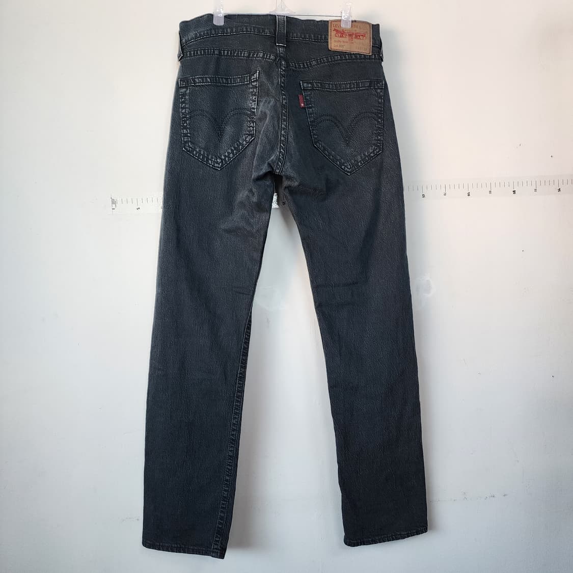 리바이스505 블랙 데님 팬츠 청바지 상품이미지3