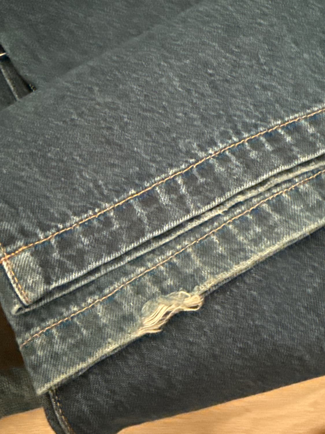 칼하트 랜든 팬츠 로버트슨 블루 스톤 워시드 34사이즈 상품이미지3