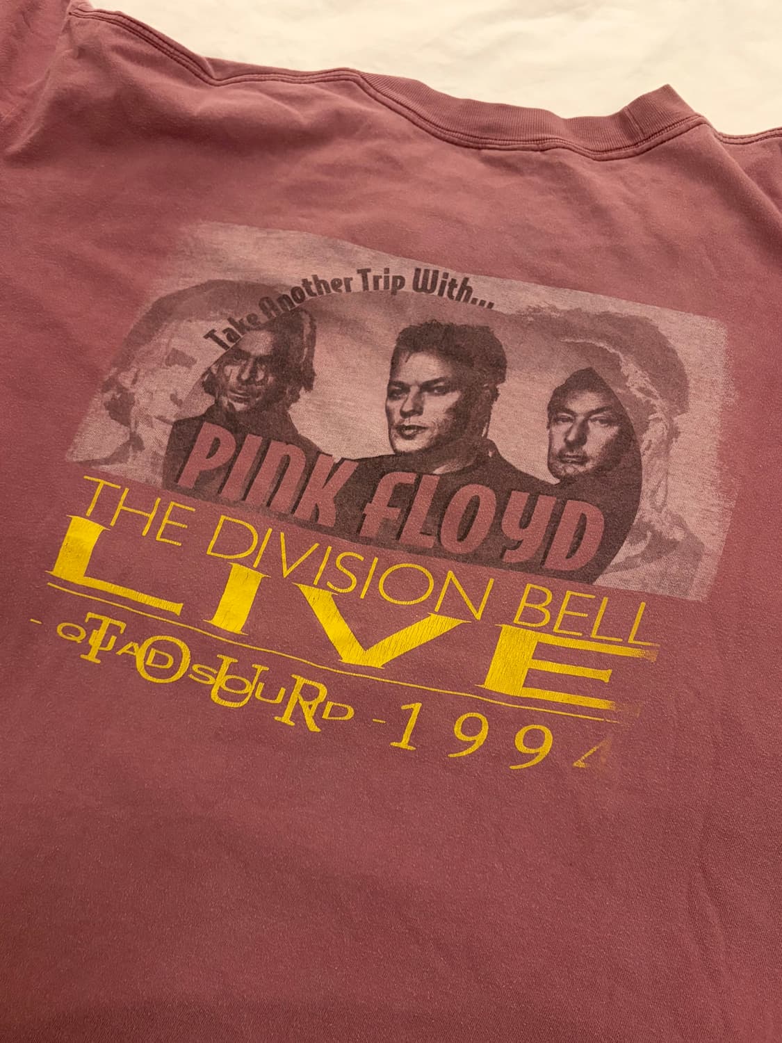 [XL-XXL] 빈티지 90‘s 핑크플로이드 94년도 투어 부틀랙 티셔츠 상품이미지4