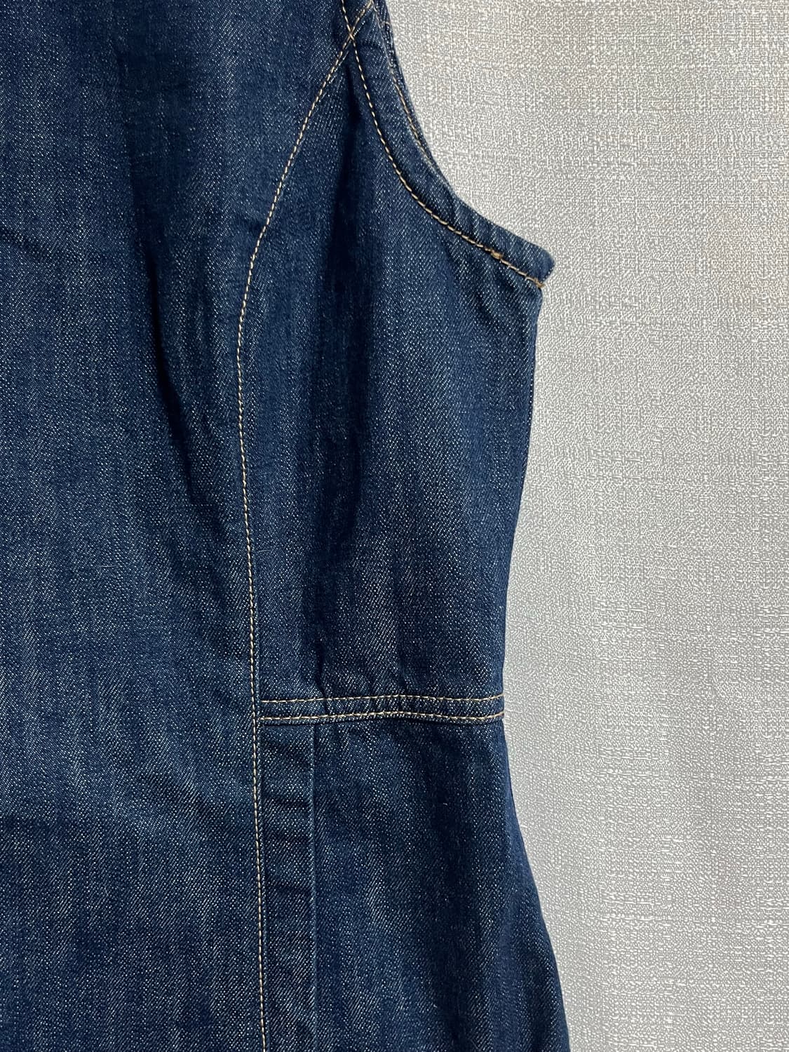 자라 민소매 데님 원피스 L 상품이미지3